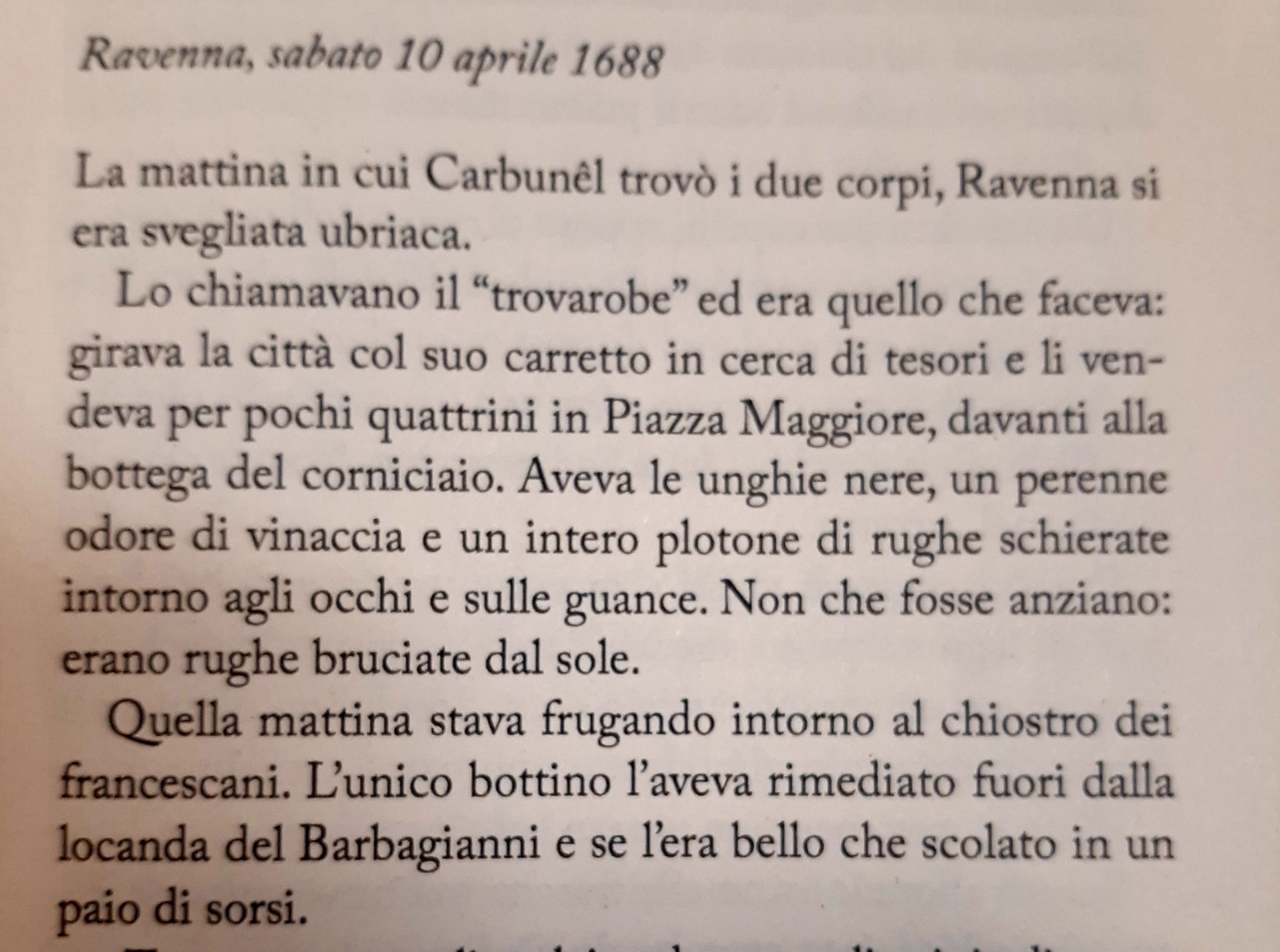 parte iniziale del prologo